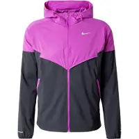 Nike Sportjas 'IMP LGHT' zilvergrijs / neonlila / zwart