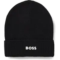 BOSS Muts zwart / wit