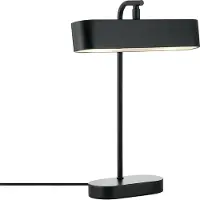 Nordlux Bureaulamp Merlin, zwart, Werkkamer / Kantoor, metaal, bureaulamp
