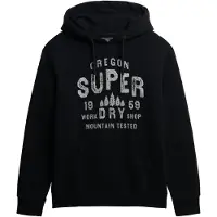 Superdry Sweatshirt grijs / zwart