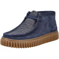 Clarks Veterschoen blauw / bruin