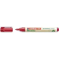 Edding Viltstift 25 eco rond 1mm rood | 10 stuks