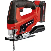 Einhell TC-JS 18/70 Li (1x2,5Ah) Power X-Change 4321280 Accu-decoupeerzaag 18 V 2.5 Ah Aantal meegeleverde accus: 1