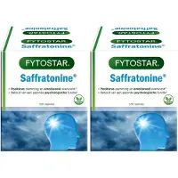 Fytostar Saffratonine – Positieve Instelling – Voedingssupplement bij Stress of Negatieve Gevoelens 2x120 St Capsules