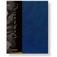 Dommelin Hoeslaken Navy (Satijn 300TC)-180 x 210 cm