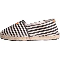Toni pons Espadrilles 'Blanes' zwart / natuurwit