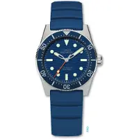 Timex Analoog horloge 'Deepwater Reef 200' blauw / zilver