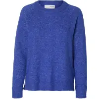 Selected Trui 'SLFLULU' donkerblauw