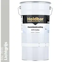 Holdbar Zwembadcoating Lichtgrijs (RAL 7035) 5 kg