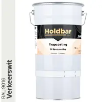 Holdbar Trapcoating Verkeerswit (RAL 9016) 5 kg