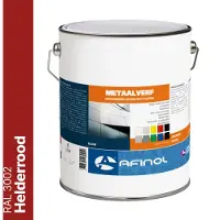 Afinol Metaalverf Helderrood (RAL 3002) 5 liter