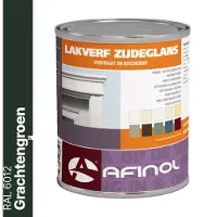 Afinol Zijdeglans Lakverf Grachtengroen (RAL 6012) 750 ml