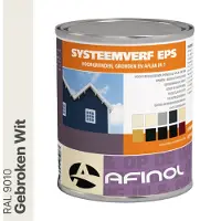 Afinol Systeemverf-Schakelverf Gebroken Wit (RAL 9010) 750 ml