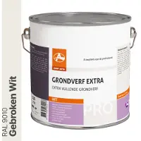 OAF PRO Grondlak Professioneel Gebroken Wit (RAL 9010) 2,5 liter