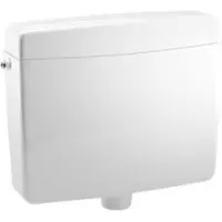 Plieger Spree laaghangend reservoir met waterbesparende toets voor spoelonderbreking - Dualflush - Wit - Stortbak (Instelbaar 6/9 liter)