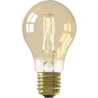 Calex 6x LED lamp E27 | Peer A60 | Filament | Goud | 2100K | Dimbaar | 7.5W (60W)