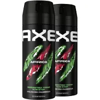 Axe - Deodorant Bodyspray - Africa - 2 x 150 ml - Voordeelverpakking