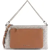 Michael Kors Schoudertas crème / karamel / goud / lichtgrijs / appel