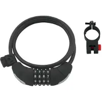 Force Cable Lock Zwart 8 x 1200 mm
