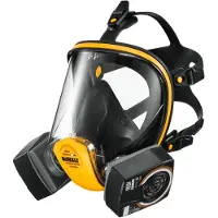 DeWalt DXIR1FFMMA2P3 Lichtgewicht Herbruikbaar Volgelaatsmasker Met A2P3 Filters - Maat M