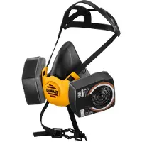 DeWalt DXIR1HMLA2P3 Lichtgewicht Halfgelaatsmasker Met A2P3 Filters - Maat L