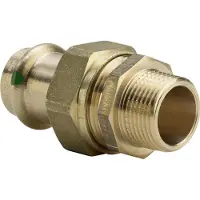 Viega Technologie voor pijpaansluitingen, Sanpress forskruning 1"-28 mm af rødgods, SC-Contur bus/nippel (Persaansluiting)
