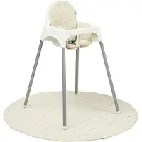 Meyco Baby Ginkgo Ikea stoelverkleiner - soft sand