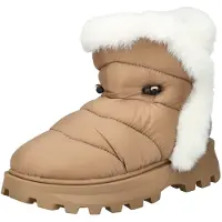 Steve madden Boots 'Frostee' lichtbeige / ombergrijs