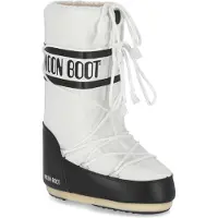 Moon Boot - Icon Nylon Black/White voor Unisex - Maat 42-44 - Wit