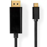 Nedis USB-C Adapter | USB-C Male | DisplayPort Male | 2 m | Verguld | 1 stuks - CCGB64352BK20 CCGB64352BK20