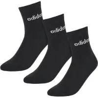 Adidas Sportsokken 'Linear Crew Cushioned 3 Pairs' zwart / wit