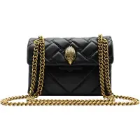 Kurt Geiger Dames Mini leren tas Kensington zwart (OSFA), Casual, Leer 1470805109
