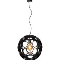 Lucide HANNELORE - Hanglamp - Ø 40 cm - 1xE27 - Zwart