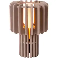 Lucide ROLLO - Tafellamp - 1xE27 - Taupe