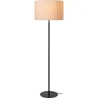 Lucide FOLD - Vloerlamp - Ø 45 cm - 1xE27 - Wit - Japandi
