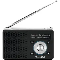 Technisat DIGITRADIO 1 A Draagbare radio DAB+, FM DAB+, FM Oplaadbaar Zwart, Zilver