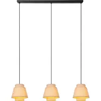 Lucide TRIBUTE - Hanglamp - 3xE27 - Beige - Japandi