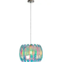 Lucide GLINSTAR - Hanglamp - Ø 40 cm - 1xE27 - Multicolor