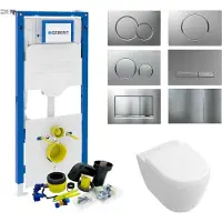 Villeroy & Boch Geberit up320 toiletset set 21 subway 2.0 compact met sigma drukplaat