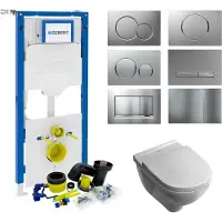 Villeroy & Boch Geberit up320 toiletset set 19 v&b o.novo directflush met sigma drukplaat