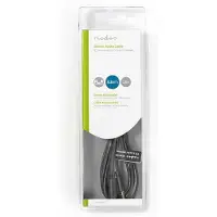 Nedis Stereo-Audiokabel | 3,5 mm Male - 3,5 mm Female | 3,0 m | Zwart Nedis