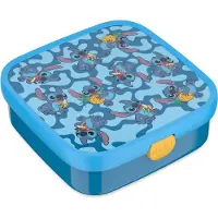 Curver Bento lunchbox groot Campus - 1.25 l - Inclusief 2 uitneembare lekdichte bentobakjes & vorkje - Stitch