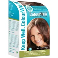 Colourwell 100% natuurlijke haarkleuring kastanje bruin 100 gram