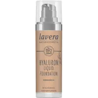 Lavera Vloeibare foundation Hyaluron Nude Warm 30 ml Flesjes