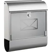 Alco AL-8608 Brievenbus Zilver Met Slot 360x400x110mm