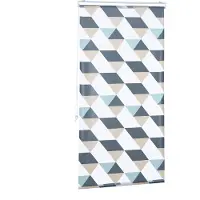 Relaxdays Douche rolgordijn (80 x 7 x 240 cm)
