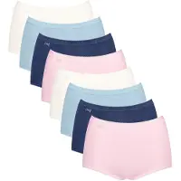 Sloggi Slip lichtblauw / donkerblauw / pink / wit
