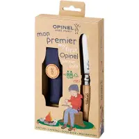 Opinel No. 07 My First 002400 Beech Wood, kinderzakmes met riemfoedraal