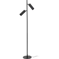 Lucide CLUBS - Vloerlamp - 2xGU10 - Zwart