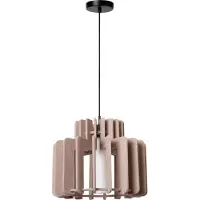 Lucide Design hanglamp Rollo 40cm zand bruin